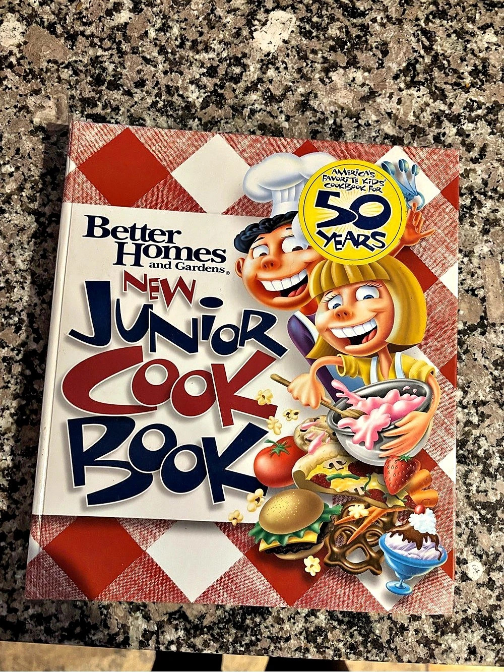 Better Homes and Gardens New Junior Cook Book Red & White